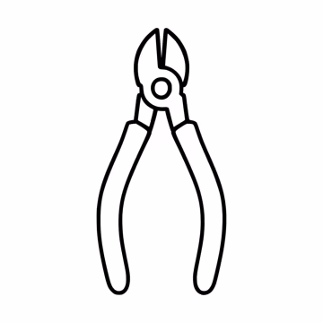 Wire Cutters SVG Clipart, Cut File for Cricut Silhouette (Digital Download)