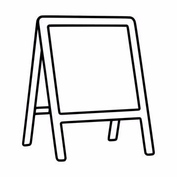 Chalkboard SVG Clipart, Cricut Silhouette Cut File (Digital Download)