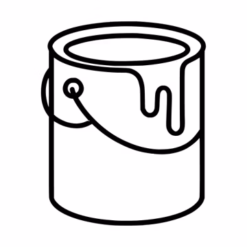 Paint Can Clipart SVG, Cut File, Sublimation PNG (Digital Download)