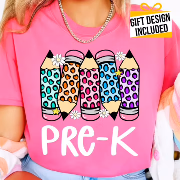 Pre-K Teacher Shirt, Teacher First Day of School, Teacher Appreciation Gift, Elementary School Shirt, gift for teacher png