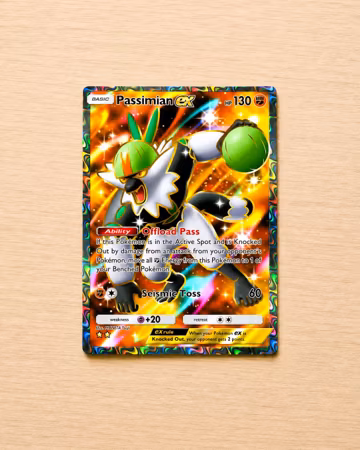 TCG Pocket Physical Custom Card Full Art Passimian EX Celestial Guardians | High Fidelity Proxy Trading Card for Binder Display