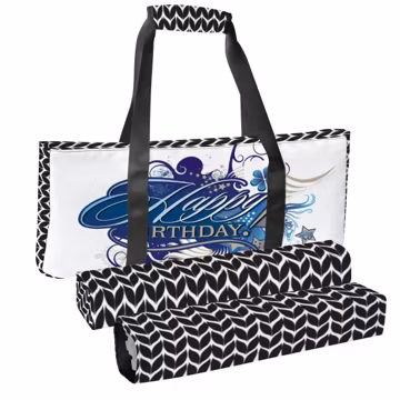 Personalized Mahjong Quilted Cotton Tote Bag – 3 Piece Set