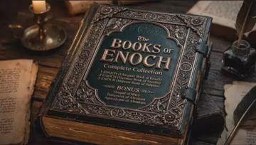 Complete Books of Enoch Collection – Illustrated Hardcover Ancient Texts, Apocryphal Scriptures