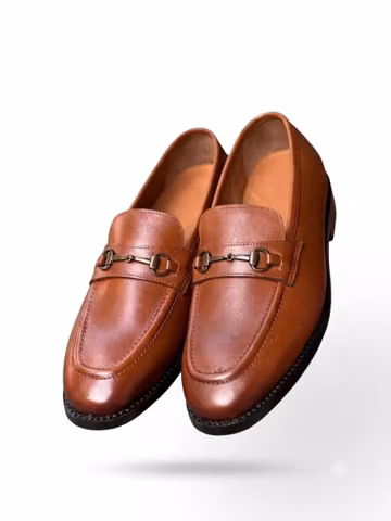 Handmade Brown Penny Loafers BestSeller