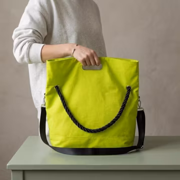 Nylon Shoulder Bag Large Capacity Vintage Tote