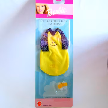 Barbie Joe Boxer Sleepshirt and Slippers, Barbie Dreamy Touches Fashion Happy Face Sleepshirt and Slippers New in Box