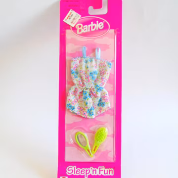 Barbie Flower Sleepwear, Vintage Barbie Sleep 'n Fun Fashion Romper