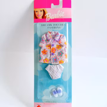 Barbie Blue Sleep Shirt and Slippers, Barbie Dreamy Touches Fashion Blue Sleep Shirt and Slippers New in Box