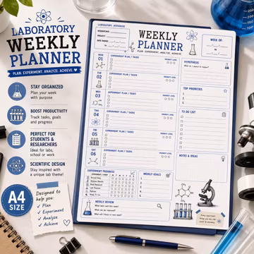 Printable Weekly Planner: Undated Schedule Template, To Do List, Goodnotes Insert Pages (PDF Download)