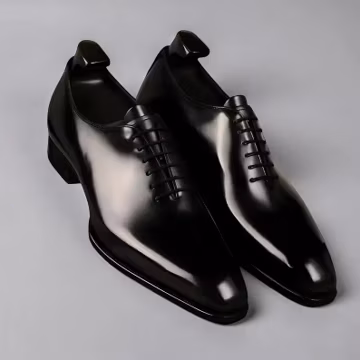 Christian Louboutin Greggo Oxfords Men's Black Calf Leather Red Sole