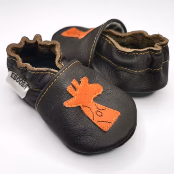 Baby Shoes, Toddler Shoes, Leather Baby Slippes, Boys' Shoes, Soft Sole, Crib Shoes, Girls' Shoes, Brown Baby Shoes, Bébé Chaussons, 3