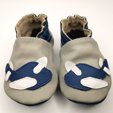 Airplane baby shoes, Cars baby shoes, Baby boy Moccasins, Leather Baby Shoes, Ebooba, Soft Sole baby slippers, Baby Booties, Gray Baby Shoes