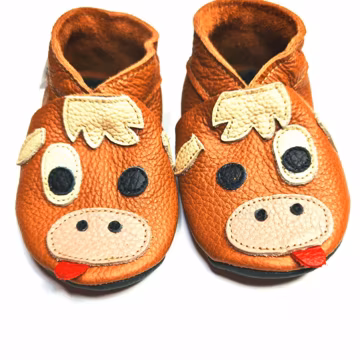 Cow Baby Shoes, Booties Leather, Infant Shoes, Animals Design Shoes, Soft Shoes, Kids Leather Slippers, Ebooba