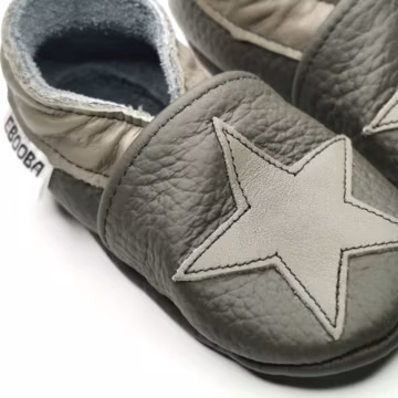 Baby Shoes, Gray Baby Shoes, Star Baby Shoes, Boys', Toddler Slippers, Baby Shower, Baby Booties Soft Sole, Krabbelschuhe, Bébé, 5