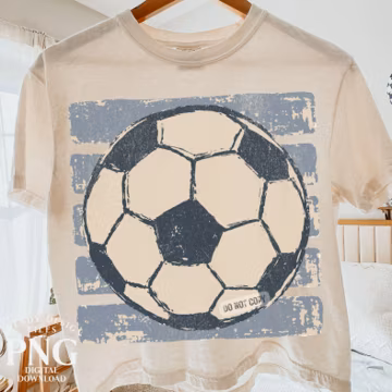 Soccer Stripes PNG Preppy Shirt Design Trendy Soccer Mom Distressed Print Sublimation