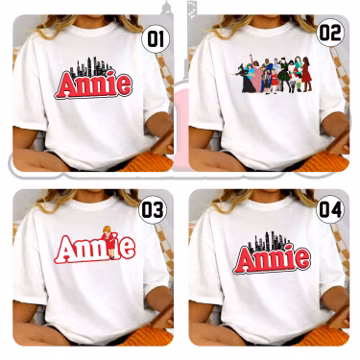 Annie Broadway Musical Unisex T-shirt Sweatshirt Hoodie, Annie Musical, Broadway Musical Shirt, New Musical Shirt, Musical Theatre Tshirt.