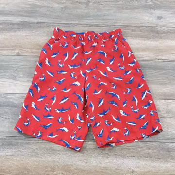 OP Ocean Pacific Youth XL 14-16 Swim Trunks Board Shorts Shark Beach Pool