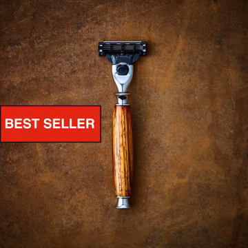 Luxury Cocobolo Rosewood Razor | Fits Mach 3 & Venus Blades | Handcrafted Elegance