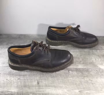 Docs Dr. Martens 8053 Arc Crazy Horse Brown Leather Platform Mens Lace Up Oxfords Shoes Size UK 13 US 14