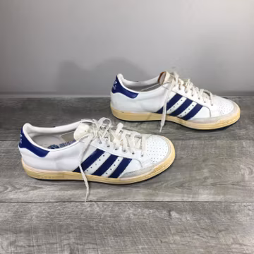 Vtg Adidas ATP Masters Nastase Tennis Made in France Trainers Sneakers Mens Size 7.5 US