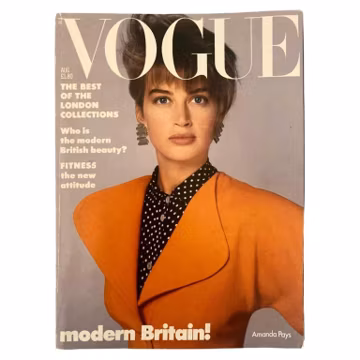 1986 VOGUE Magazine Modern Britain Saul Leiter