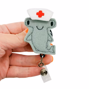 Shark Badge Reel, Nurse Shark Badge Holder, Nurse Badge Reel, Nurse Gift for Nurse, RN Badge Reel, Hammerhead Shark Badge Reel, Shark Gifts
