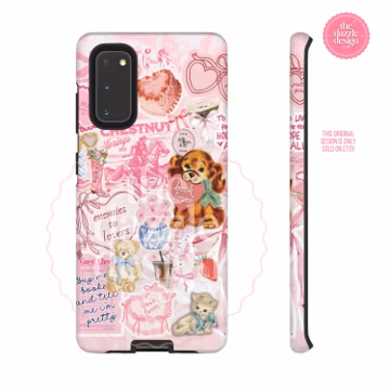 Coquette Trendy Bookish samsung case Romance Reader Coquette Bow Book Lover Phone Case, Coquette Reader android Case, Booktok Bookstagram