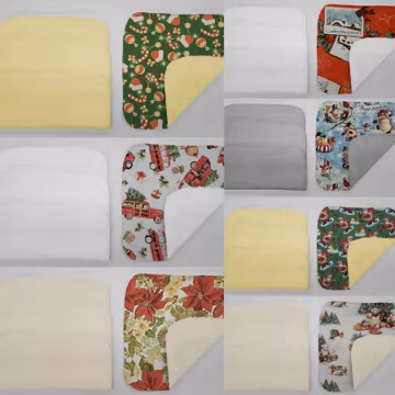 Christmas Washcloths (Set of 4) (7 Patterns Available)