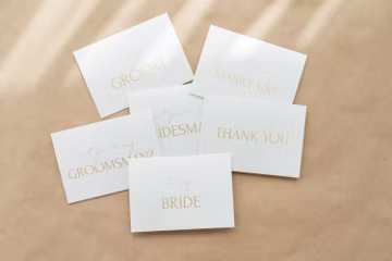 Minimalist Wedding Invitations | Greeting & Proposal Cards | Thank YOU Card | Vows