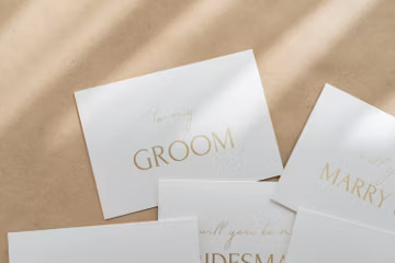 to my GROOM on our wedding day | Her Vows | Minimalist Wedding Invite Cards | Greeting & Proposal Cards | Thank YOU Card