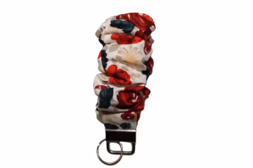 Scrunchi Wristlet Keychain American Heritage Cream