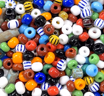 Seed Beads, 6/0 Size, Multi Colored w/Gloss Finish, TOHO Seed Beads, Kumihimo Seed Beads, Accent Spacer Beads, 30 Grams