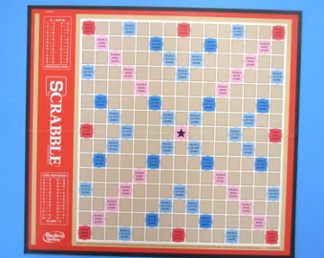 Scrabble Pieces - Classic Scrabble Game Replacement Board - Board Only