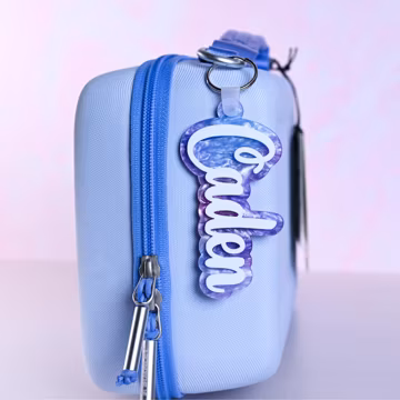 Personalized School Backpack Tag: Acrylic Name Keychain | Bag Tag