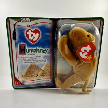 Vintage 2000 McDonald's "Teenie Beanie Babies 2000" TY - Legends - Humphrey The Camel