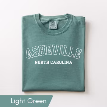 Asheville T-Shirt, Comfort Colors Tee, Travel T-Shirt, North Carolina Shirt, Souvenir Shirt, Family Vacation Shirt, Asheville NC TShirt