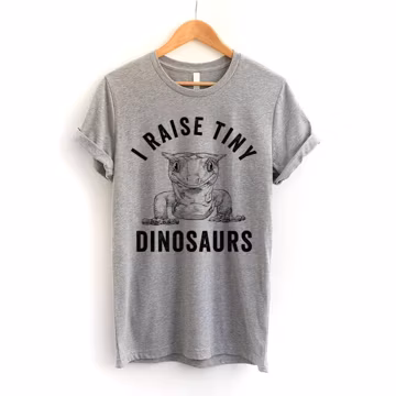 I Raise Tiny Dinosaurs Crested Gecko Shirt, Gecko T-shirt, Reptile Animal Sweatshirt, Crestie Mom Dad Lizard Lovers Gifts Toddler Kids Tee