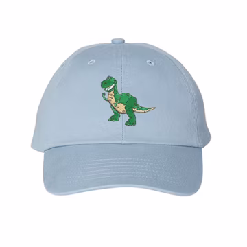 Toy Story Rex embroidered Hat Andy's toy anxious dinosaur T-Rex | Adult Kids Sizes | Disney World Vacation Hat