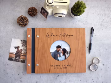 Personalized Anniversary Gifts for Him, Gifts for her, One Year Anniversary Gift for Boyfriend, Couple Gifts, Anniversary Scrapbook Album