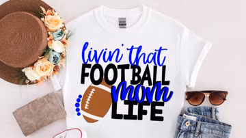 Football Mom Tee: Personalized Team Shirt