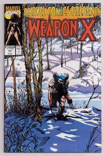 Marvel Comics Presents 77 NM Weapon X Barry Windsor-Smith Shanna She Devil Marvel Comic Book Copper Age May 1991 Superhero Gift for Him