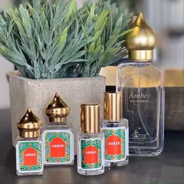BEST SELLERS Arabian Perfume Oil Aromatherapy - vanilla musk, amber, jasmine, lavender, rose,sandalwood, Perfume Travelspray gift box, NEMAT