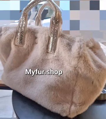 MINK Fullpelt fur Handbag!Brand New Real Natural Genuine Fur!