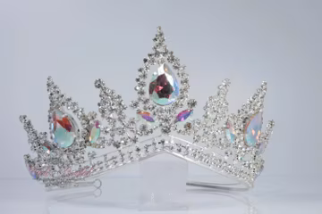 FAST Shipping! Silver AB Tiara, Crystal Tiara, Wedding Tiara, Crown, Princess, Quinceañera, Sweet 16, Bridal Tiara, Silver Tiara, AB Tiara