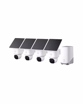 eufy Security SoloCam E42, 4-Cam Kit, 4K Solar Security Camera
