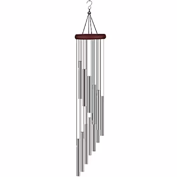 Wind Chimes for Outside, Sympathy Wind Chimes Outdoor Clearance with 12 Aluminum Alloy Tubes and Hook, Memorial Wind Chime Gift Decoration for Home, Patio, Garden, Outdoor