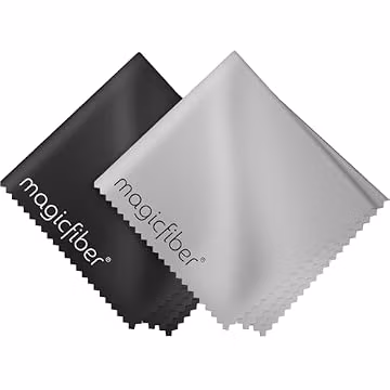 MagicFiber Microfiber Cleaning Cloth, Glasses Cleaner, Eyeglass Wipes, 2pk