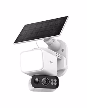Tapo 2K Outdoor Pan/Tilt Wireless Floodlight Security Camera, C615F KIT