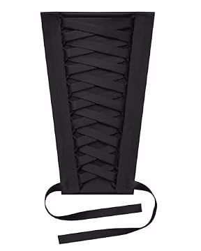 Nexxion Wedding Dress Corset Kit Zipper Extender for Dress Satin Corset Back Kit Lace up Zipper Replacement Adjustable,Black,12"