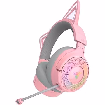 Razer Kraken Kitty V3 Pro Wireless RGB Gaming Headset, Pink